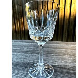 Atlantis Crystal 1980–2005 Retired 'Fatima' Wine Glass Stemmed Cut Glass